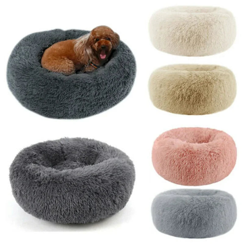 Plush Winter Warmth Dog Sleep Sofa & Cat Calming Bed