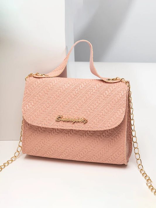 Elite Embossed Chain Crossbody