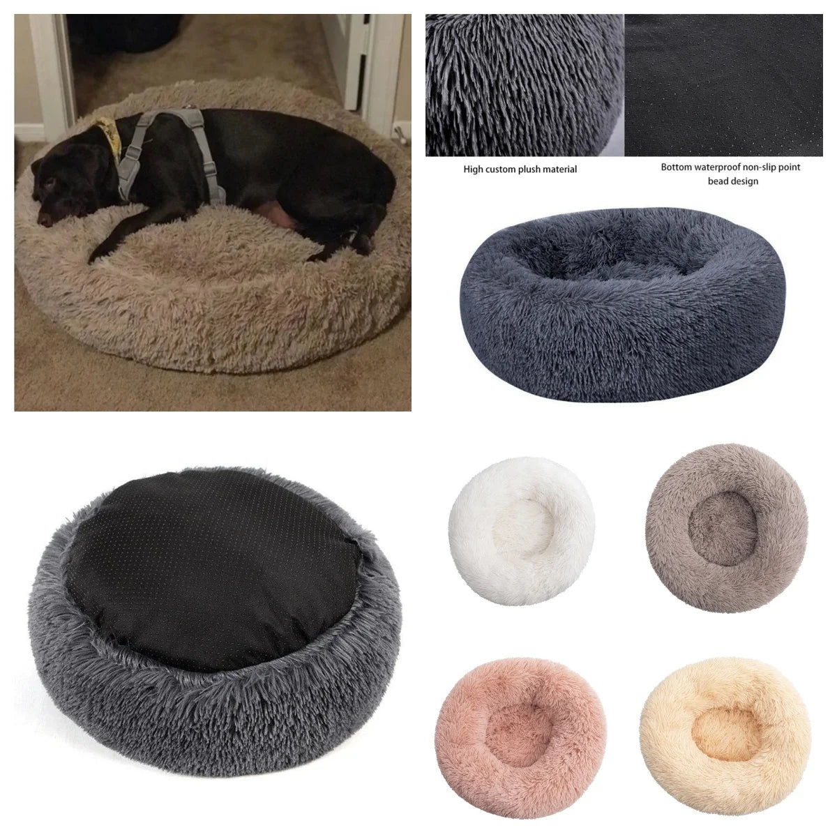 Plush Winter Warmth Dog Sleep Sofa & Cat Calming Bed